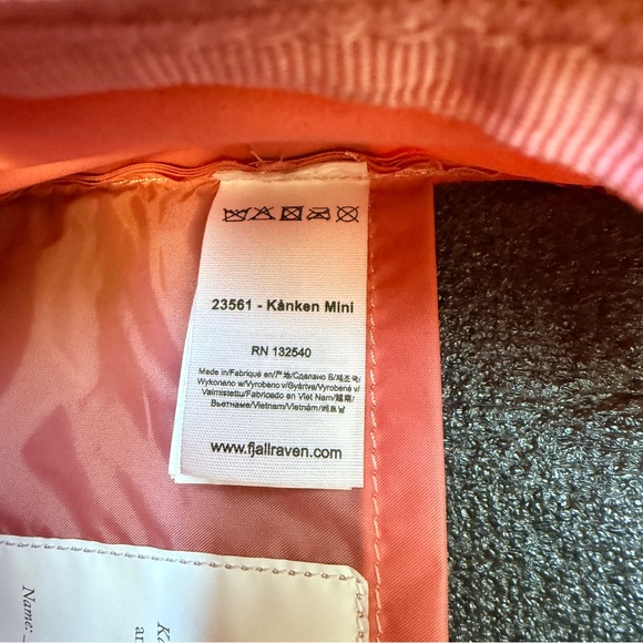 Fjallraven Mini Kanken Pink and Air Blue Backpack main image 5